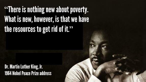 “There Is Nothing New About Poverty” – Honoring Dr. Martin Luther King Jr.