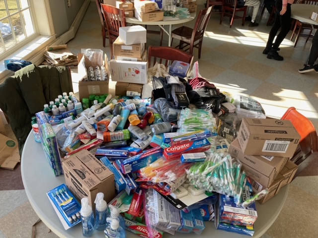 Hopkins School Collects Personal Care Items for Operation Hope