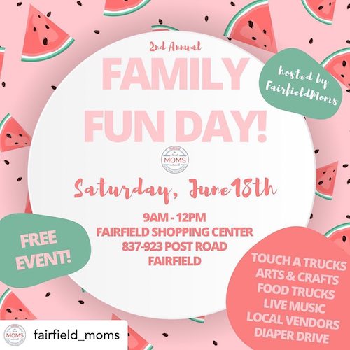 Diaper Drive at Fairfield Moms Family Fun Day on June 18