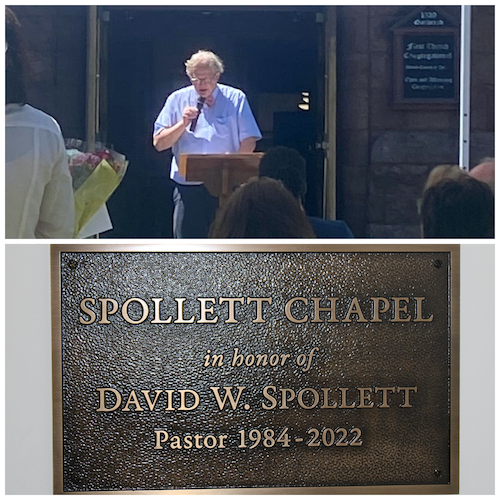 Celebrating the Retirement of Pastor David Spollett