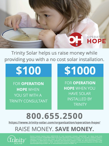 Seeking 10 Trinity Solar Consultations to Reach Our Goal