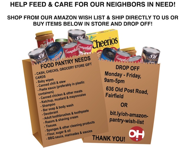 Help Stock Our Food Pantry in December