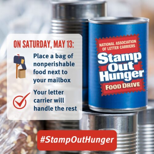 Letter Carriers’ Stamp Out Hunger Food Drive - Operation Hope of Fairfield