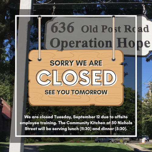 Office Closed Today, September 12