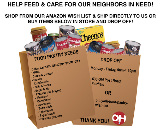 Donate to Help Fill our Pantry Shelves in May