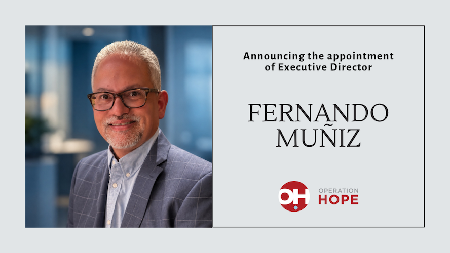 Announcing the Appointment of New Executive Director Fernando Muñiz
