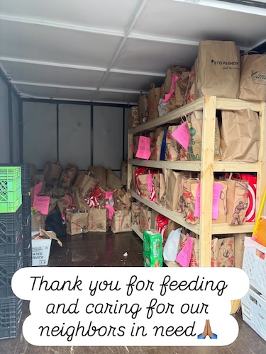 Congregation B’nai Israel Hold High Holy Days Food Drive for Operation Hope