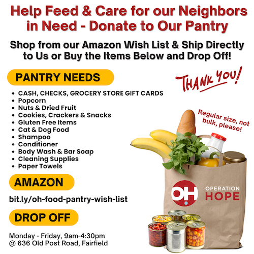 Help Fill Our Pantry Shelves with Much Needed Items